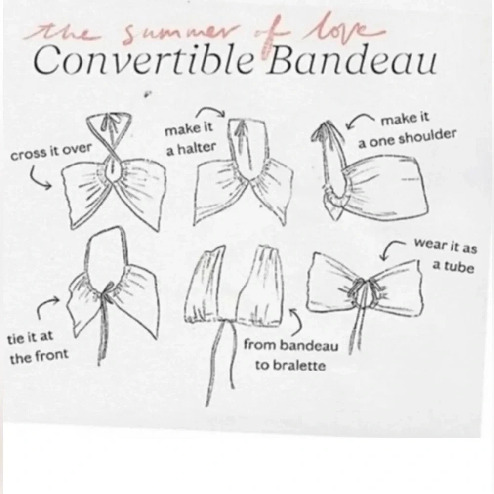 FREE PEOPLE INTIMATELY Summer‎ Of Love Convertible Bra